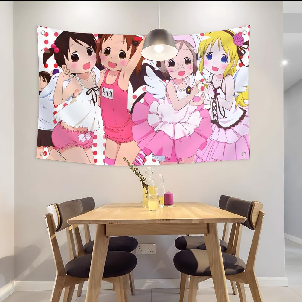 Outdoor Camping Anime - Anime Erdbeer-Marshmallow-Flaggen, individuell gestaltete Camping-, Outdoor-,