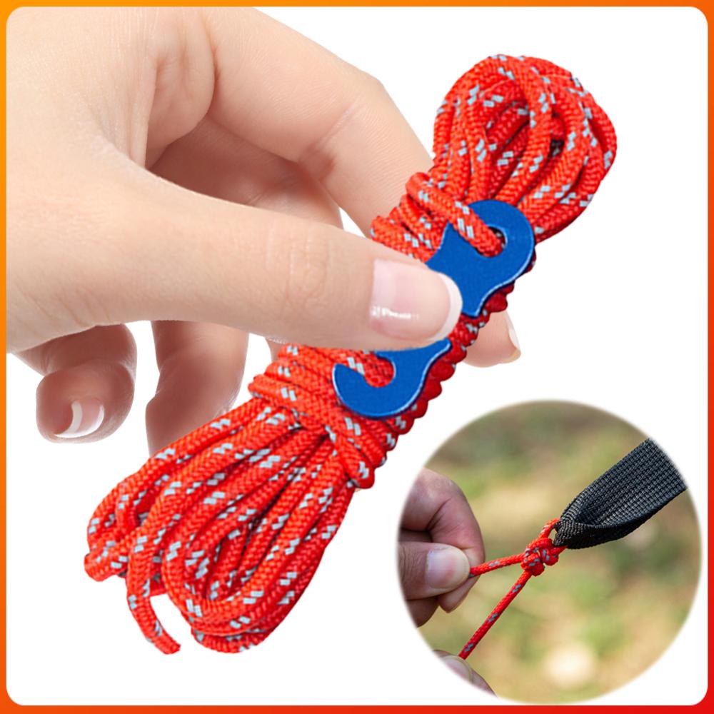 Outdoor Camping Guy - 8 Stück 3mm Outdoor-Zeltleine, Camping-Zubehör, 4m