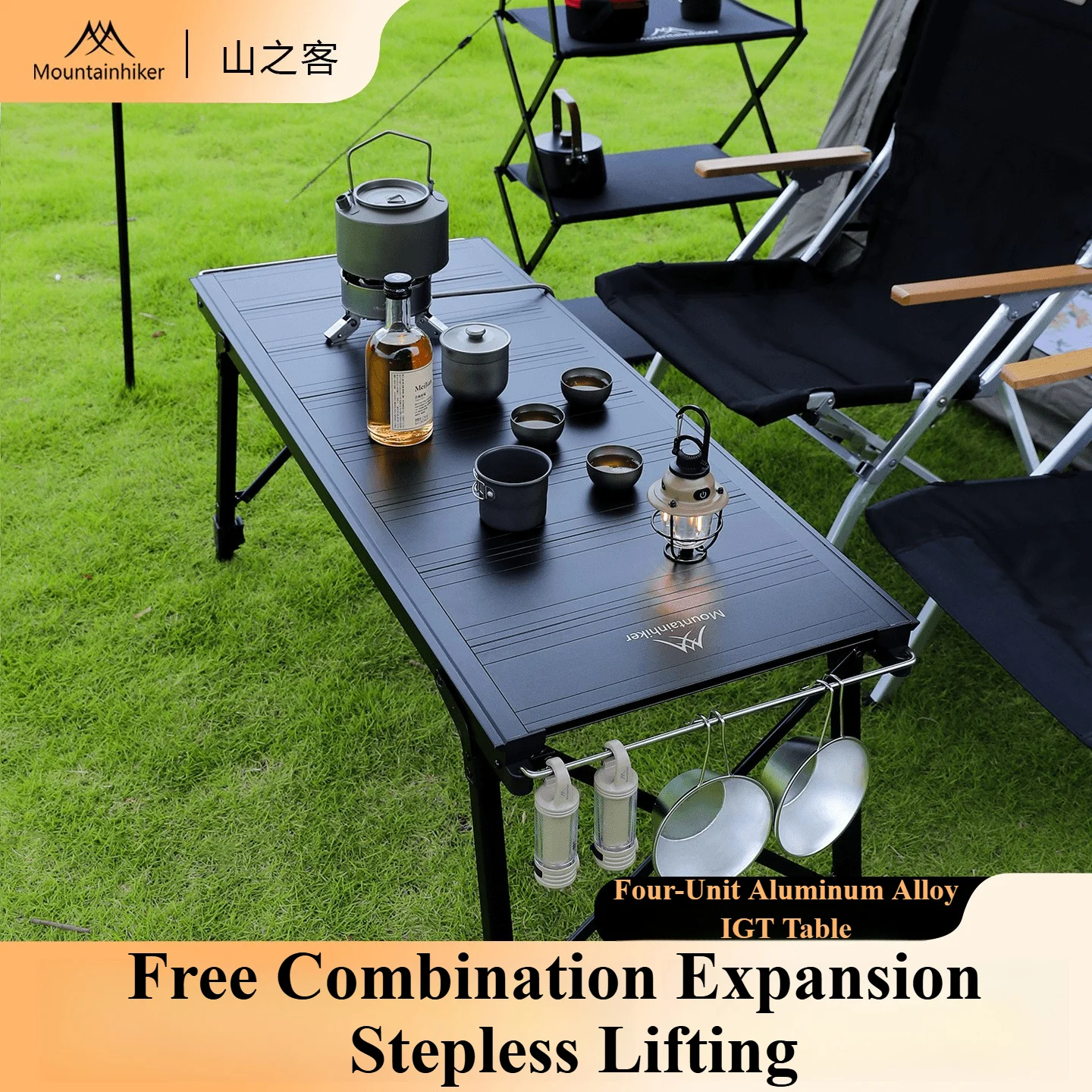 Outdoor Camping Outlet - Mountainhiker Camping Klapplift Abnehmbare Multi-Einheit IGT
