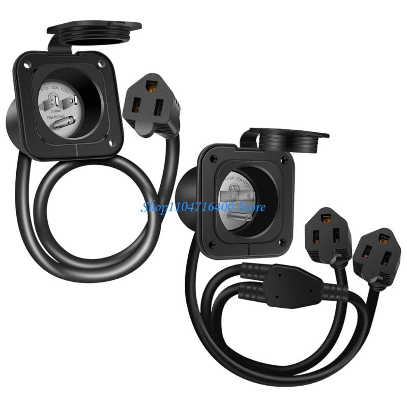 Outdoor Camping Extension Cord - y1gd Wasserdichtes Steckdosen-Verlängerungskabel, wetterfestes Kabel für