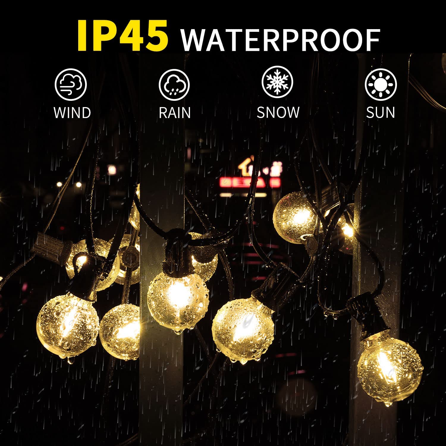Outdoor Camping Lights String - 30m 15m 7,6m USB LED Lichter