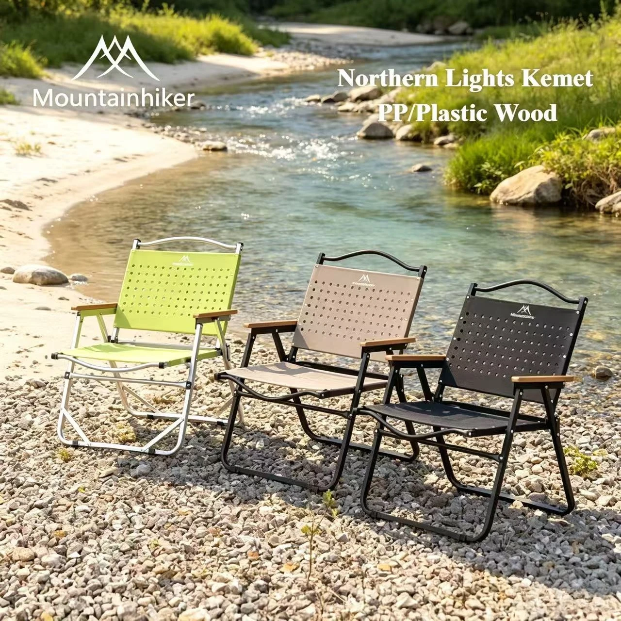 Outdoor Camping Table And Chairs - MOUNTAINHIKER Campingstuhl, tragbar, klappbar, Kermit-Stuhl, hohe
