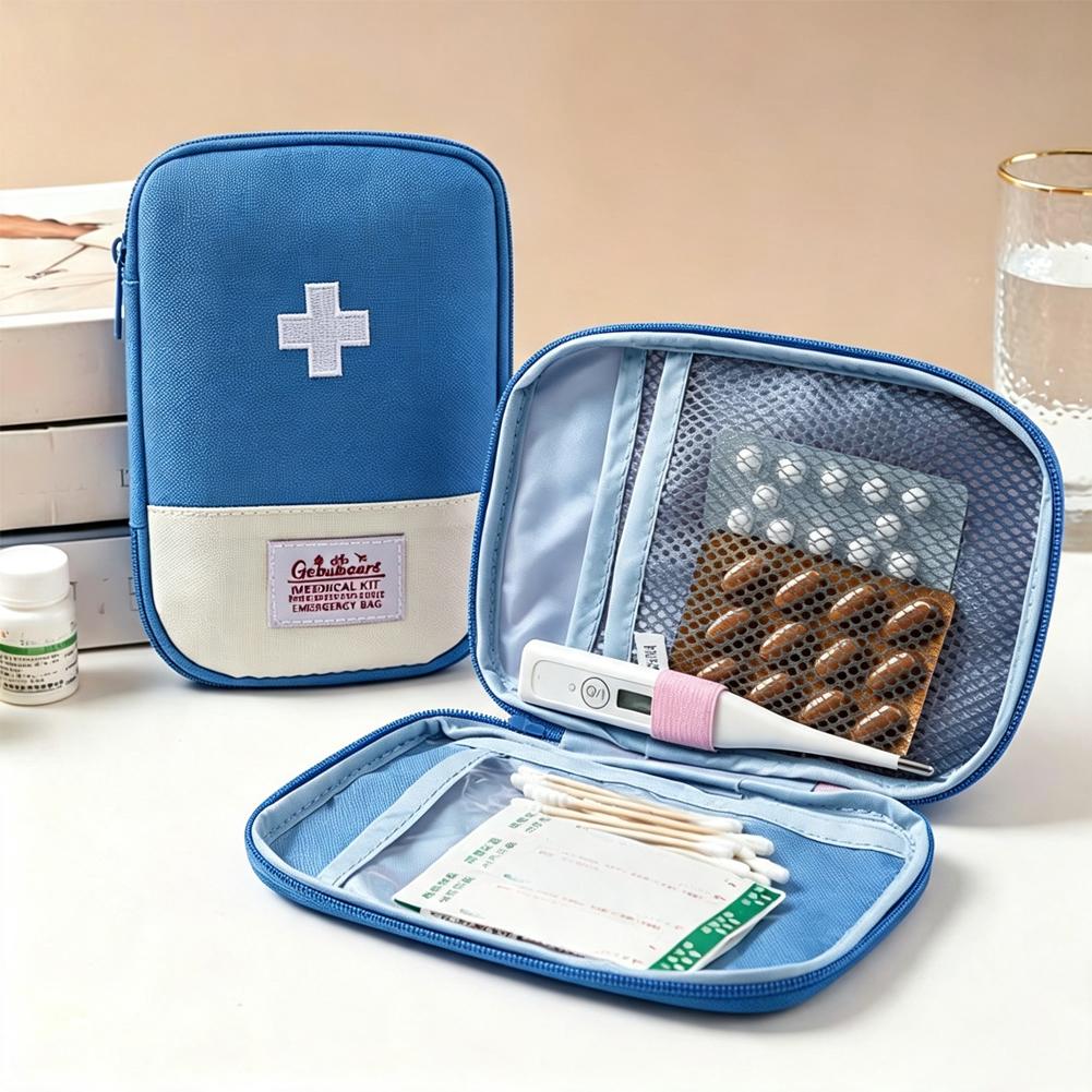 First Aid Kit Camping - Große Kapazität Tragbare Erste-Hilfe-Tasche Notfall-Medizin-Aufbewahrungsorganizer für