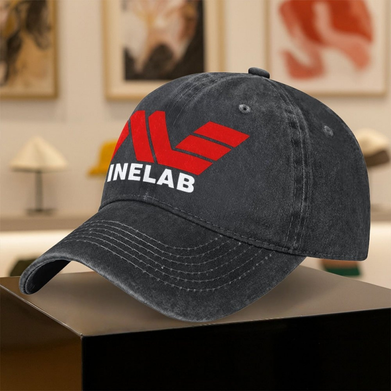 Outdoor Camping Logo - MINELAB Markenlogo Klassische Trend-Baseballkappe für Männer