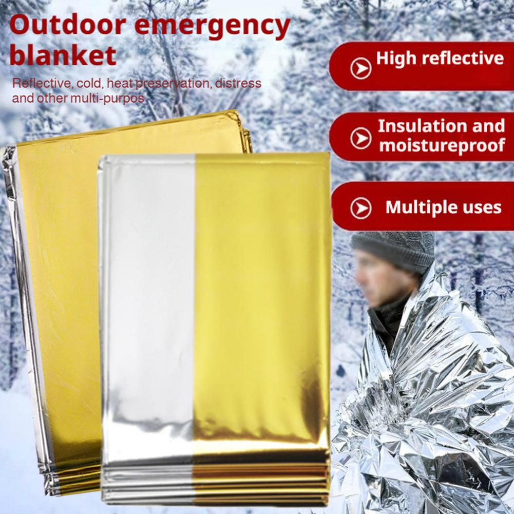First Aid Kit Camping - Hypothermie Rettung Erste-Hilfe-Camp Keep Folie Mylar