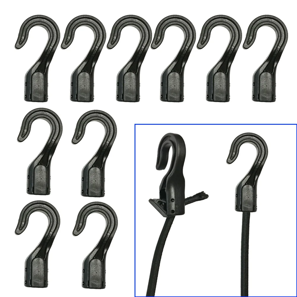 Outdoor Camping Extension Cord - 10-20 Stück Offene Kordelhaken, Schnappverschluss für