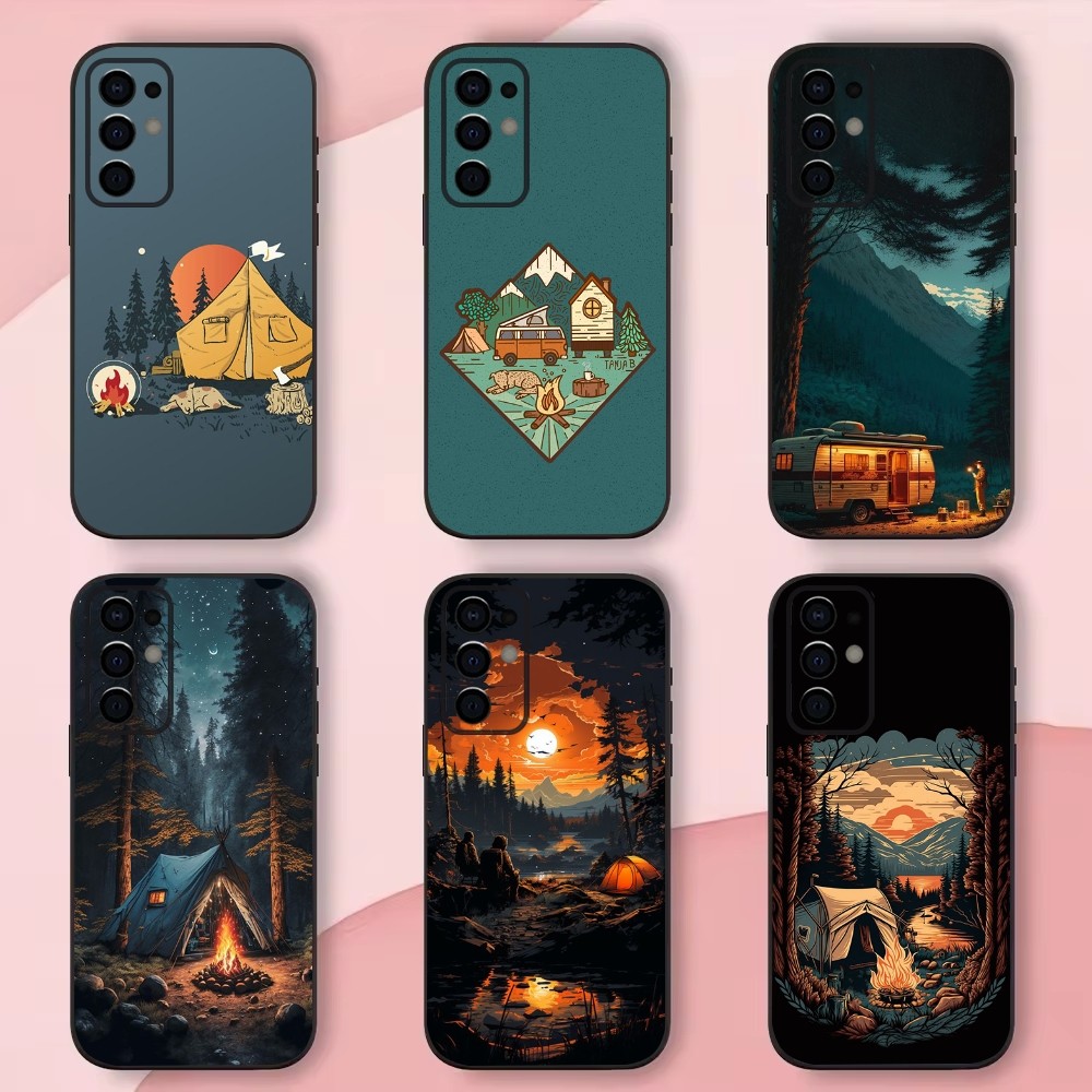 Outdoor Camping Anime - Natur Outdoor Camping Handyhülle für Samsung