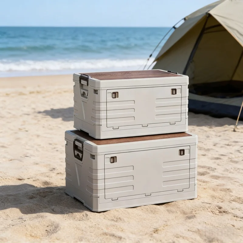 Outdoor Camping Games - Auto-Aufbewahrungsbox für Outdoor-Camping, Faltbare Aufbewahrungsbox mit