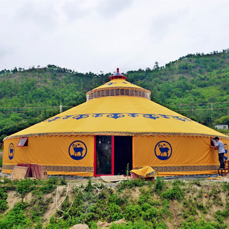 Outdoor Yurt Camping - Mongolisches Iglu-Haus zum Wohnen und als
