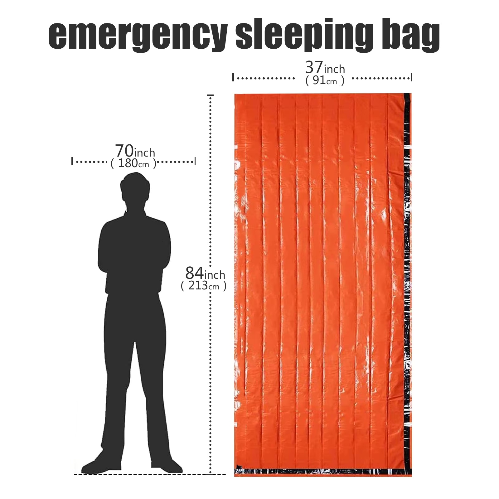 1–5 Stück Notfallschlafsäcke,  – Emergency Mylar Blanket Bewertung und Preis