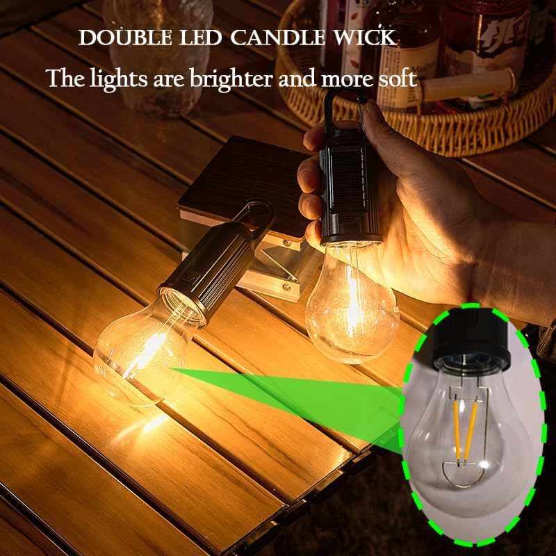 Solar-LED-Campinglampen Typ-C  – Outdoor Camping House Bewertung und Preis