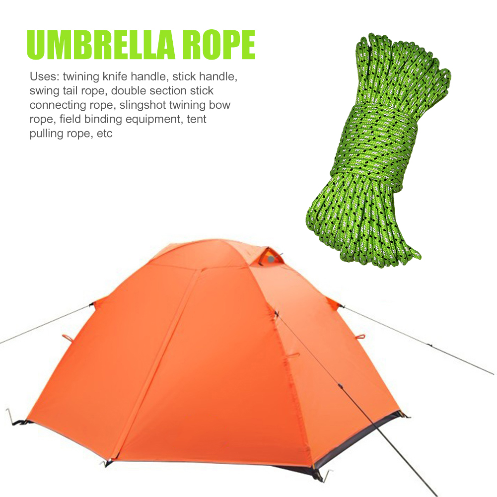 20m 4mm Überlebens-Paracord Ny – Outdoor Camping Extension Cord Bewertung und Preis