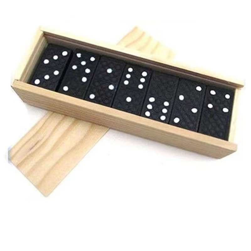28-teiliges Set Holz-Domino Br – Outdoor Camping Games Bewertung und Preis