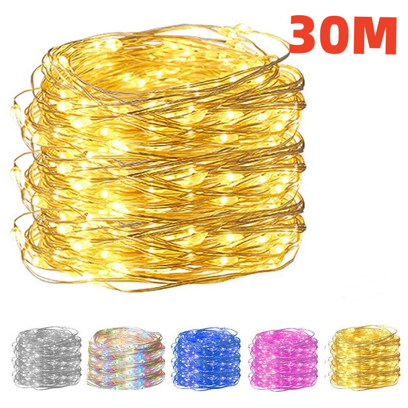 30Meter USB LED Lichterketten  – Outdoor Camping Lights String Bewertung und Preis