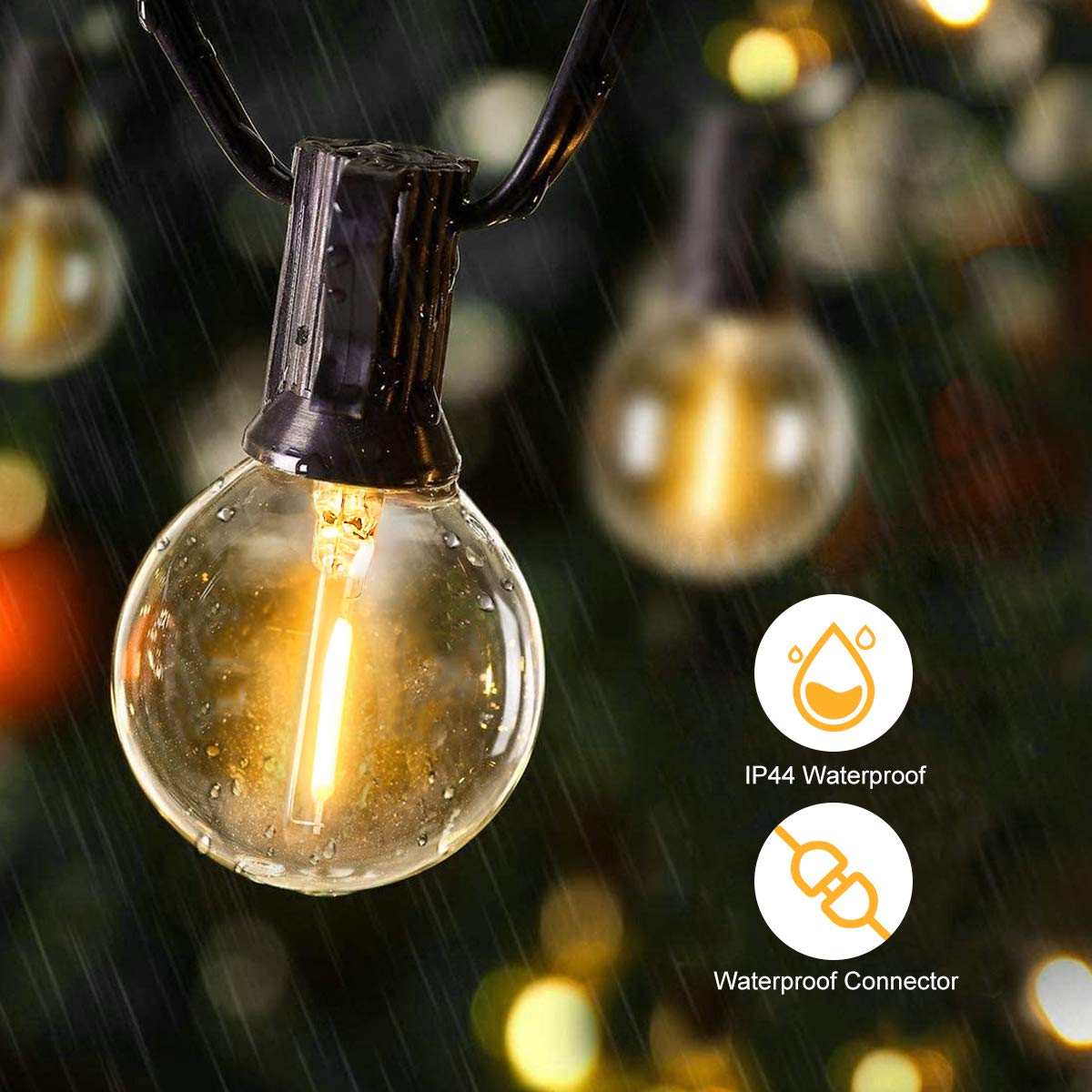 25FT 50FT G40 Lichterketten fü – Outdoor Camping Lights String Bewertung und Preis