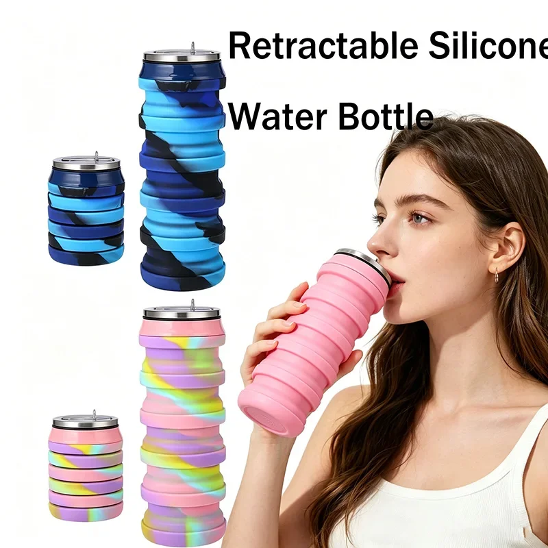 480ML Einziehbare Silikon-Wass – Collapsible Water Bottle Bewertung und Preis