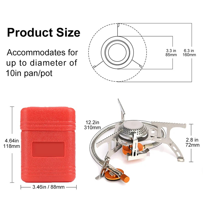 Camping Gasherd Tragbare Falte – Outdoor Camping Outlet Bewertung und Preis