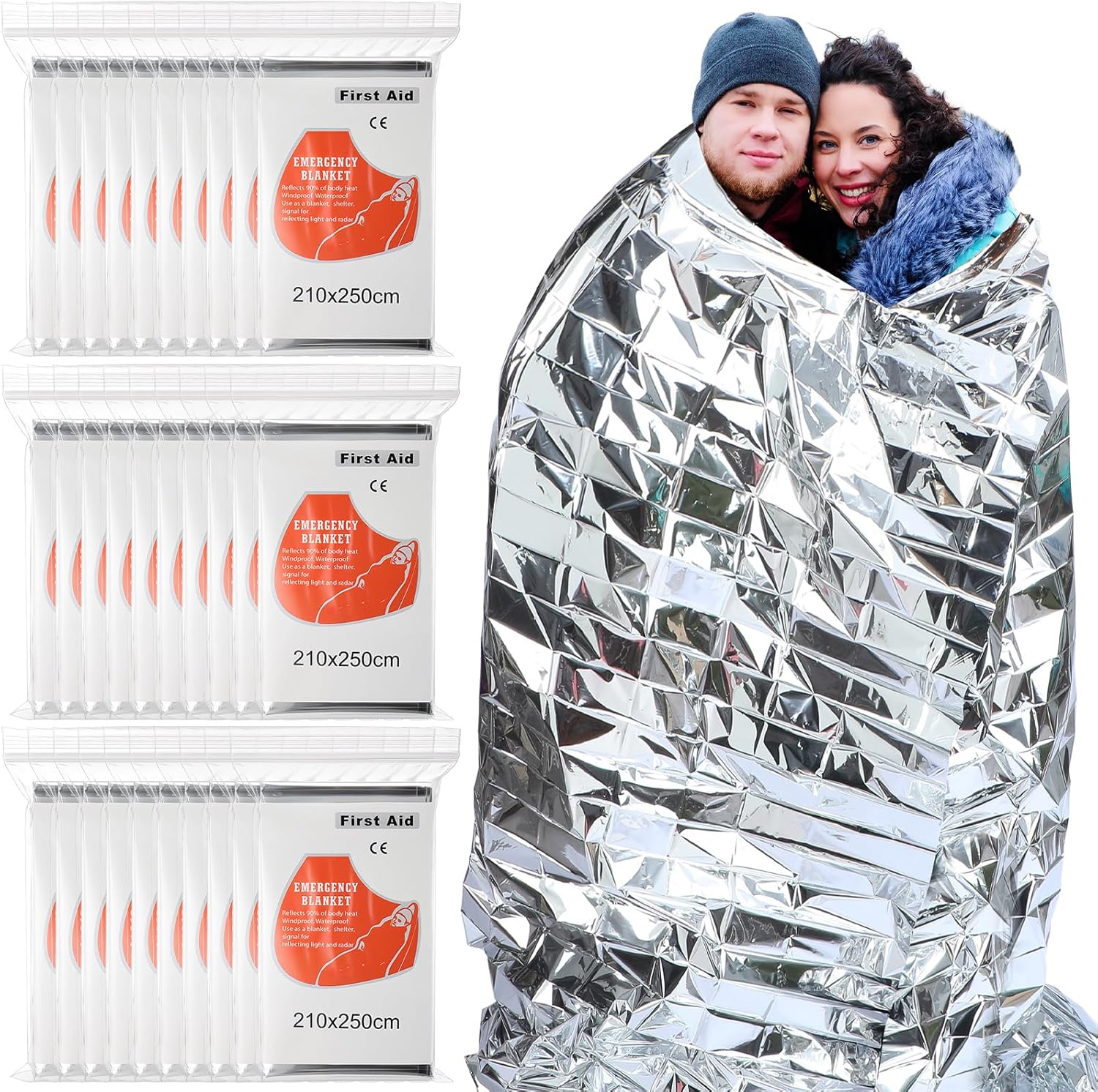 Notfall-Mylar-Thermodecke 130  – Emergency Mylar Blanket Bewertung und Preis