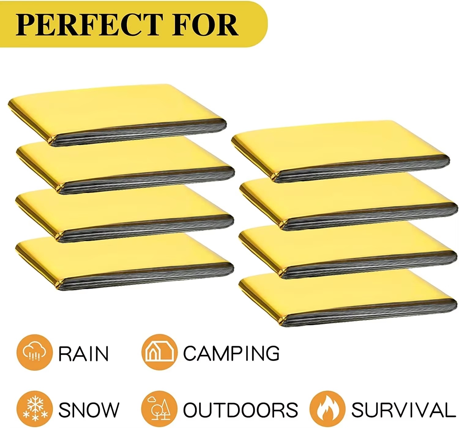 5–30 Stück Outdoor-Notfall-Gol – Emergency Mylar Blanket Bewertung und Preis