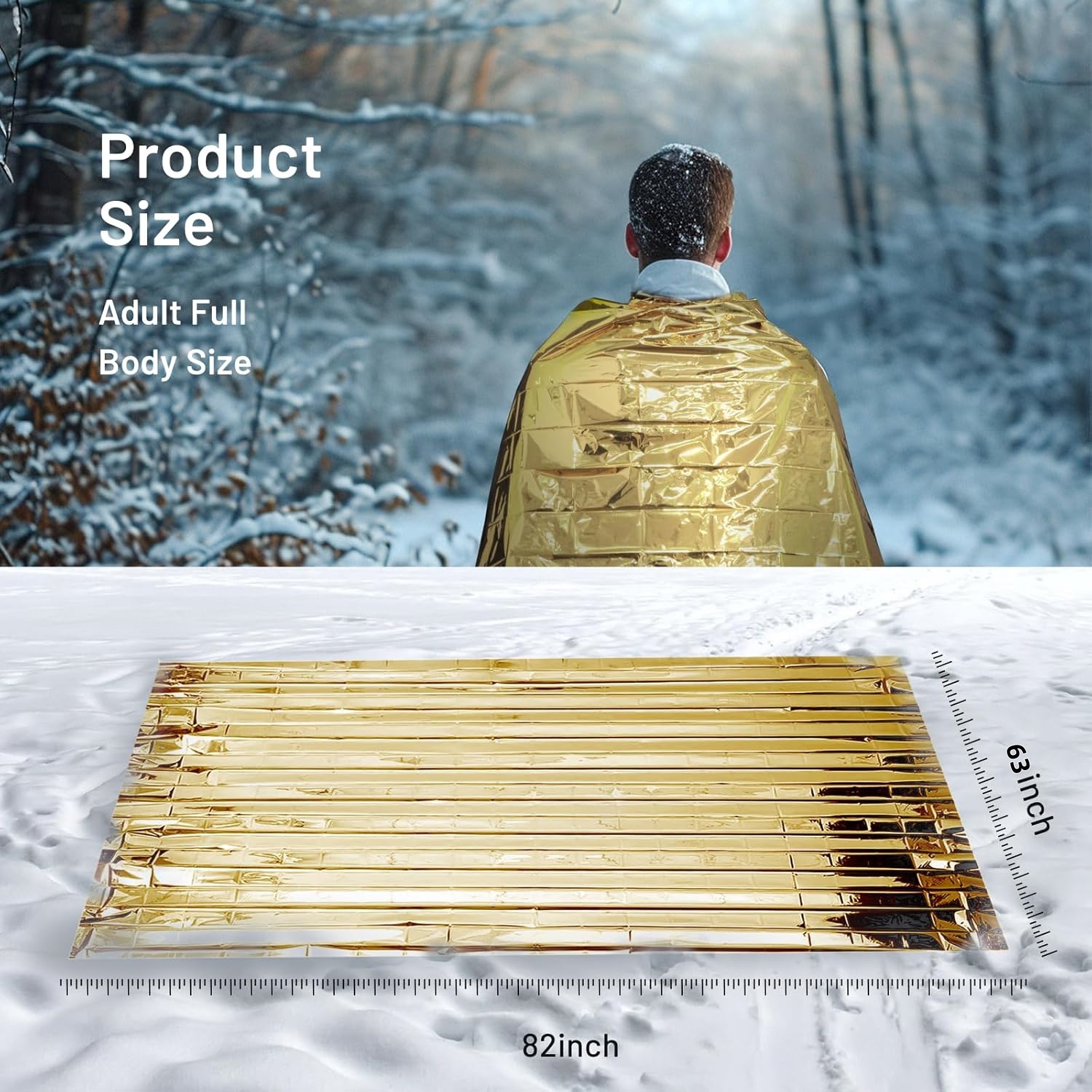 5–30 Stück Outdoor-Notfall-Gol – Emergency Mylar Blanket Bewertung und Preis