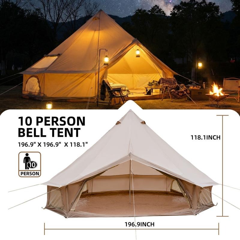 4-Jahreszeiten-Glockenzelt 16, – Outdoor Yurt Camping Bewertung und Preis