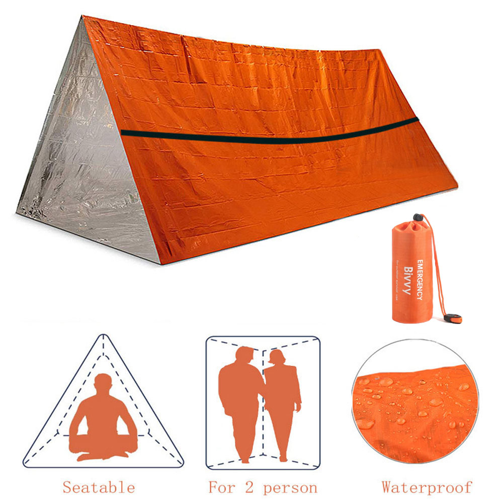2-Personen-Notfallschutz, Biwa – Emergency Mylar Blanket Bewertung und Preis