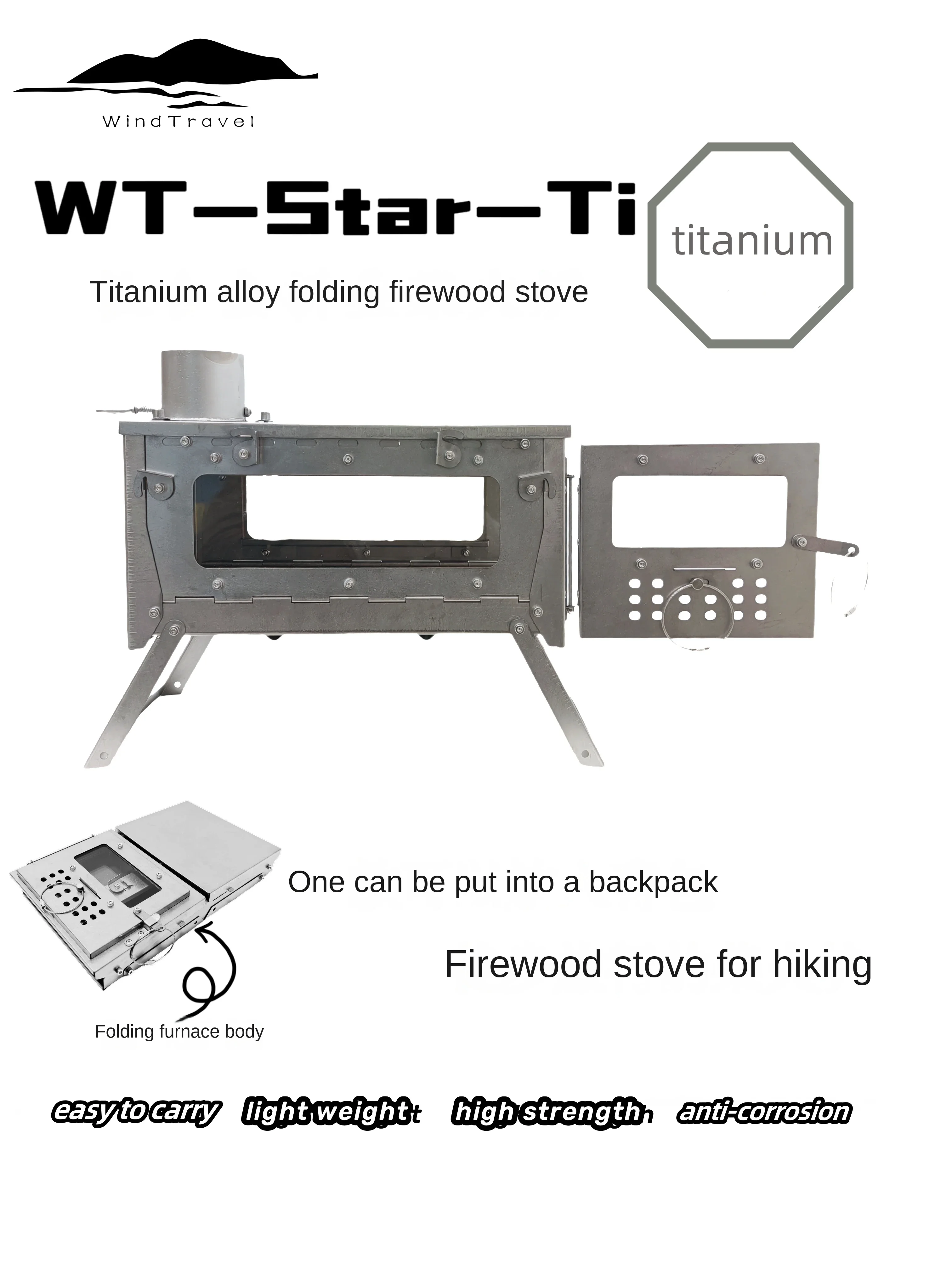 WT Star Ti Klappbarer Brennhol – Outdoor Camping Outlet Bewertung und Preis