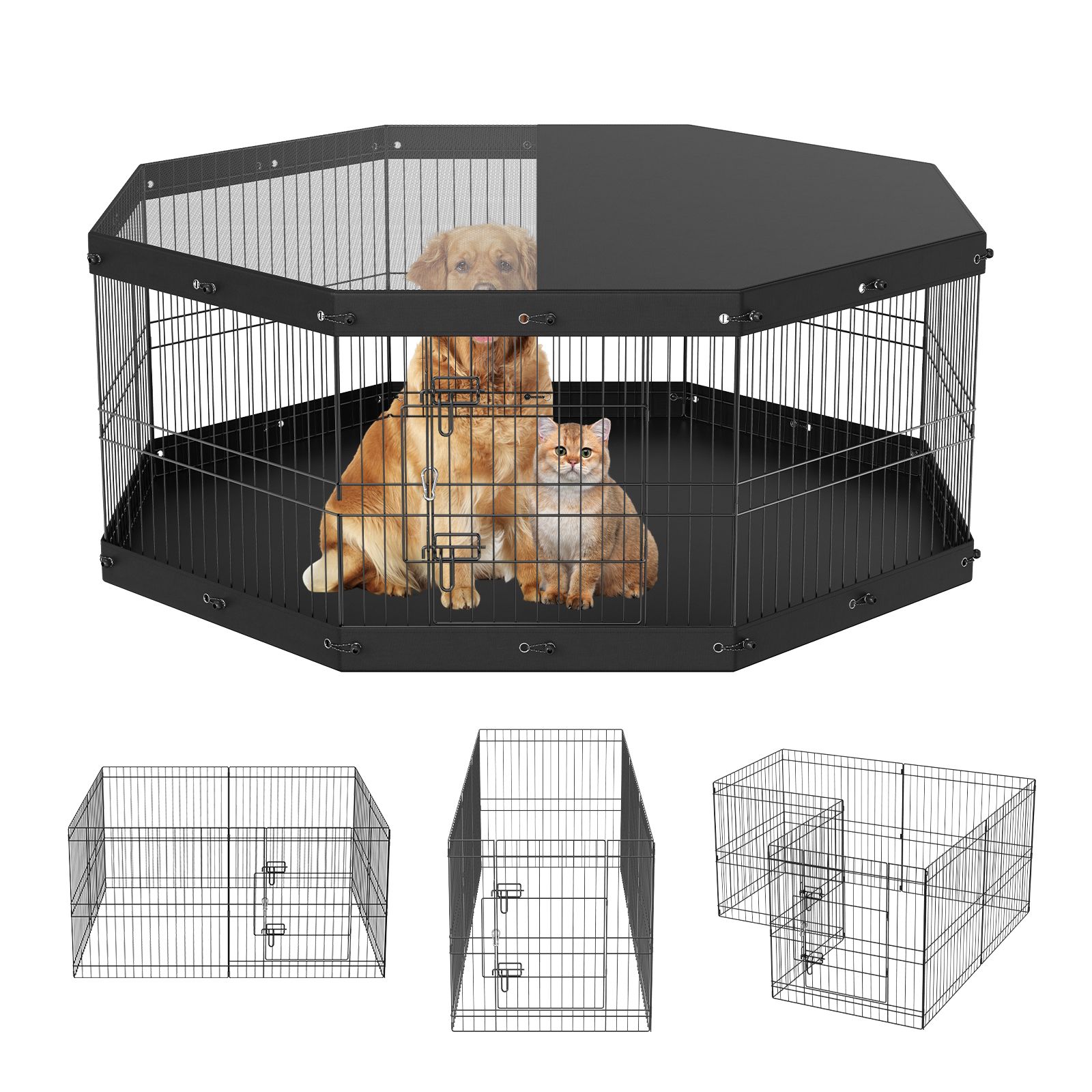 Hunde-Laufstall, 8-teiliger fa – Outdoor Camping Dog Kennel Bewertung und Preis