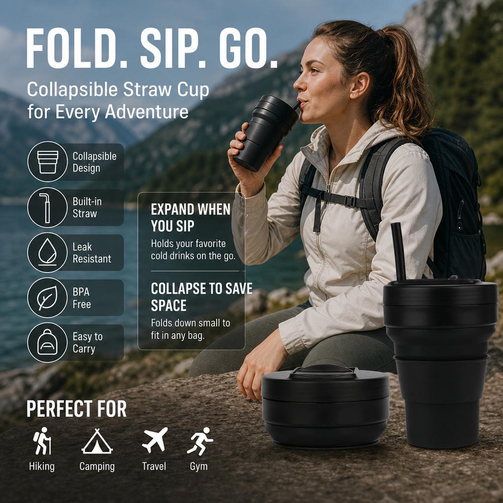 Zusammenklappbare Silikon-Kaff – Collapsible Water Bottle Bewertung und Preis