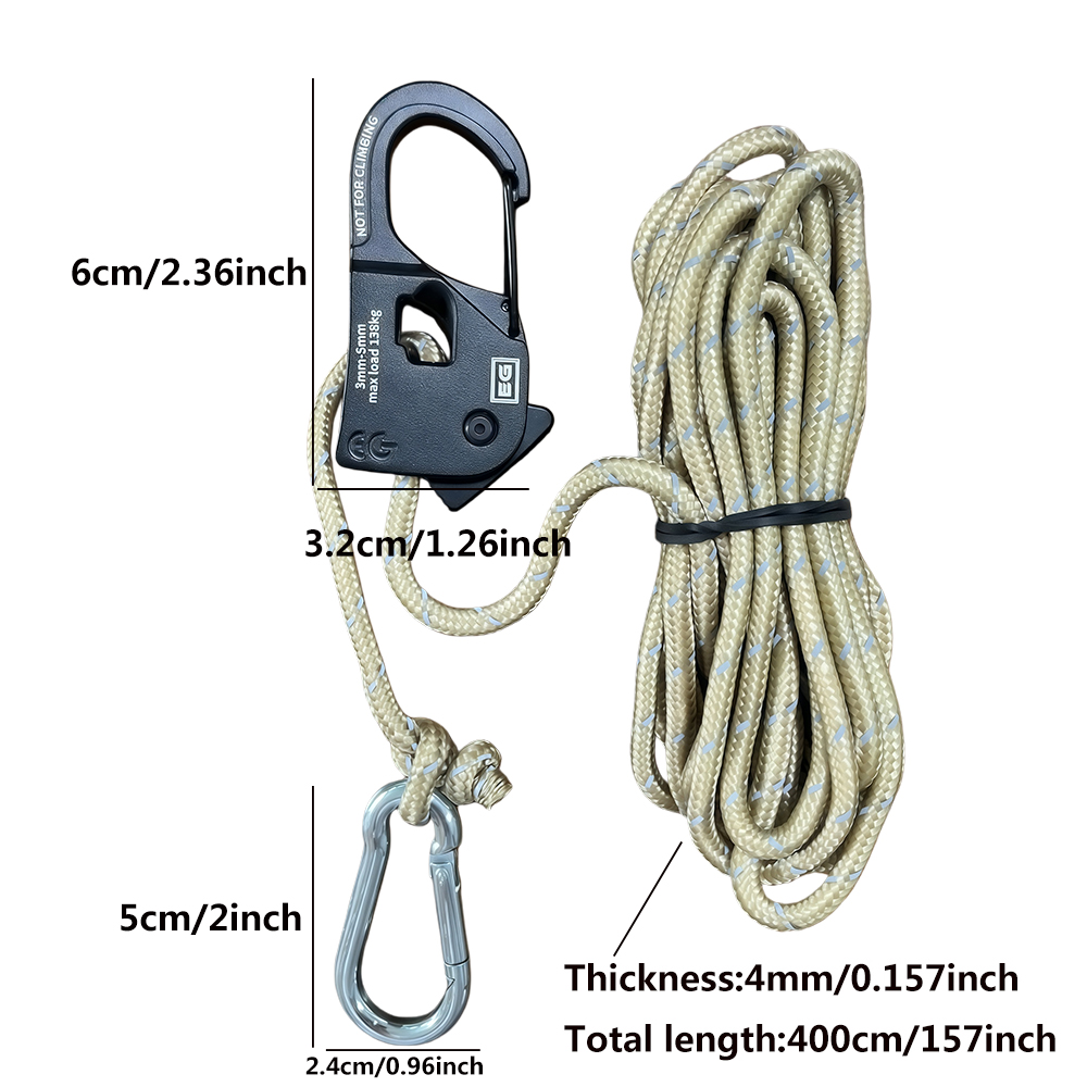 2er-Set 4m Campingzelt-Seilspa – Outdoor Camping Extension Cord Bewertung und Preis