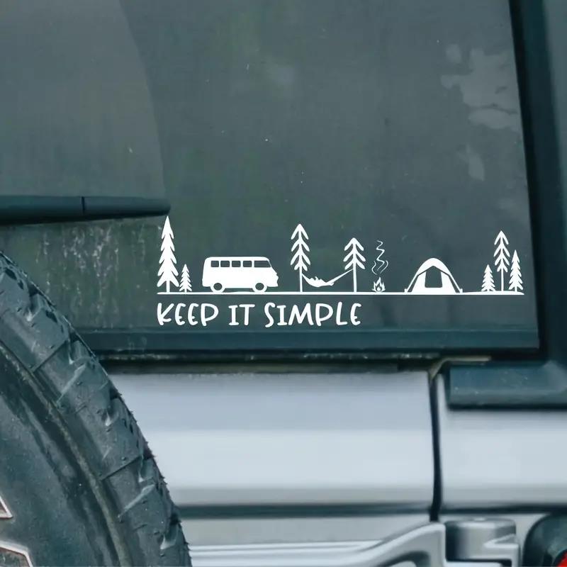 Minimalistische Camping-Szene  – Outdoor Camping Logo Bewertung und Preis