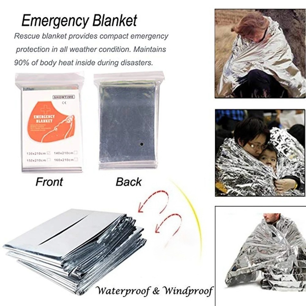 1/4 Stück Notfall-Mylar-Thermo – Emergency Mylar Blanket Bewertung und Preis