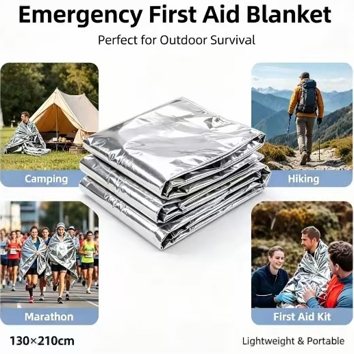 Mylar Thermische Notfalldecke, – Emergency Mylar Blanket Bewertung und Preis