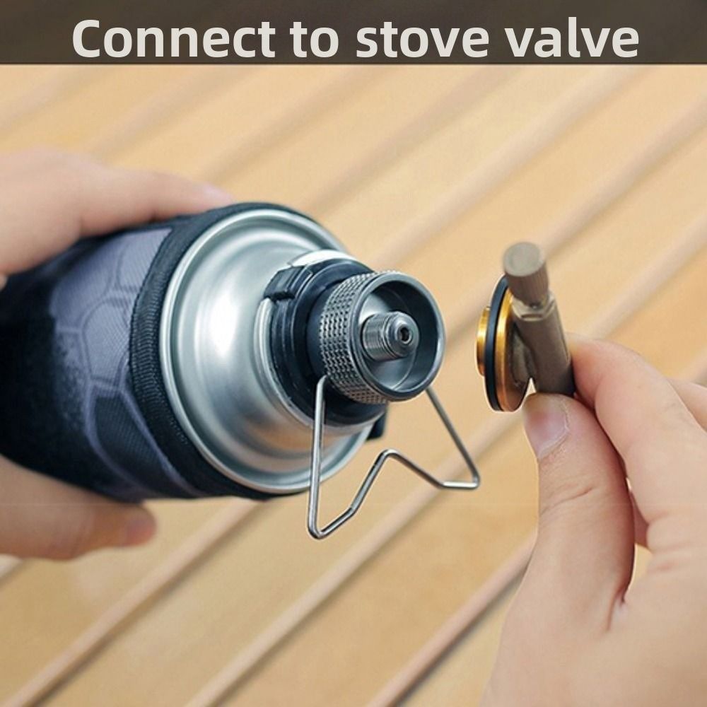 Aluminiumlegierung Butan-Adapt – Outdoor Camping On Youtube Bewertung und Preis
