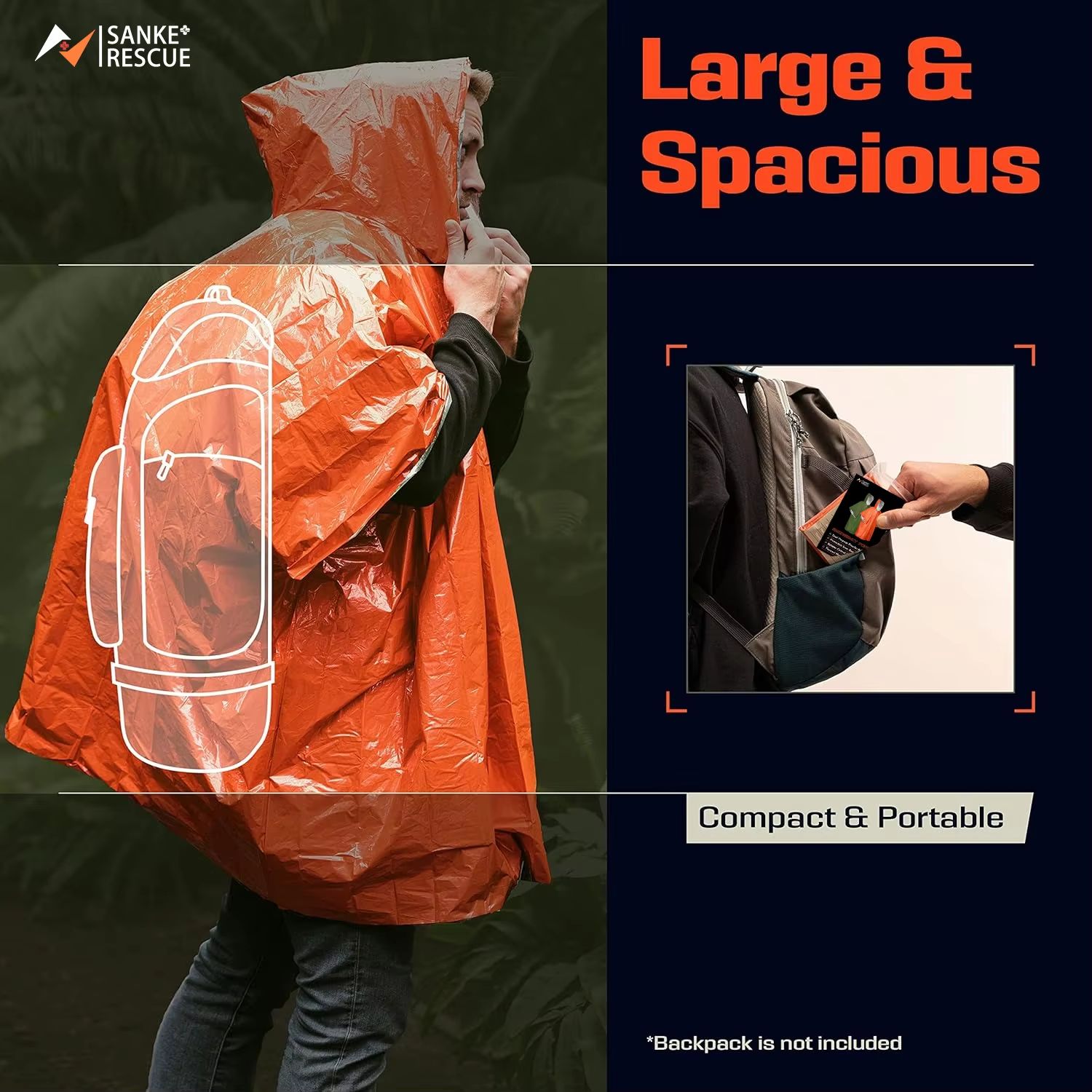 Notfall-Regenponcho, Thermodec – Emergency Mylar Blanket Bewertung und Preis